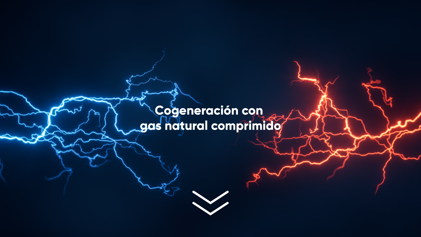 Cogeneración con gas natural comprimido: dos energías para tu planta con un solo combustible